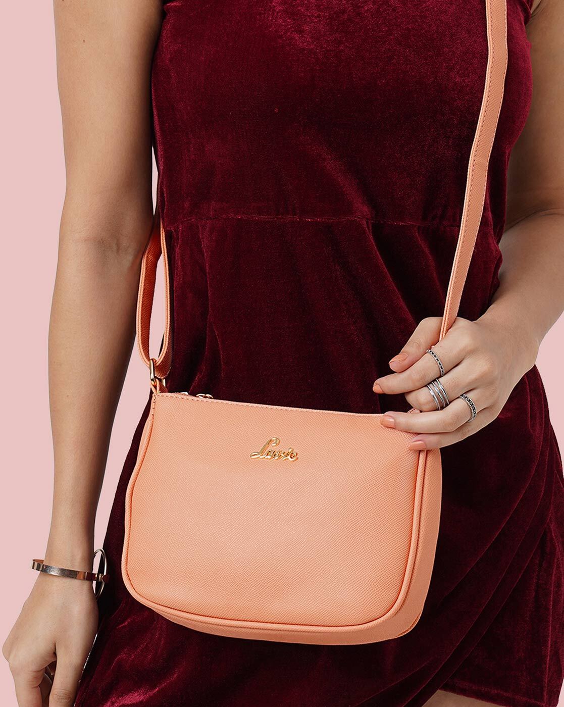 Buy Peach Handbags for Women by Lavie Online Ajio