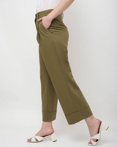 Buy Friends Like These Neutral Camel Petite Tailored Ankle Grazer Trousers  from Next India