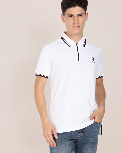 Polo best sale lacoste zippé