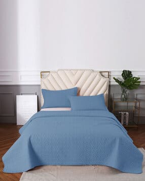 urban dream Quilted Double Bedcover with Pillow Covers-picture-15