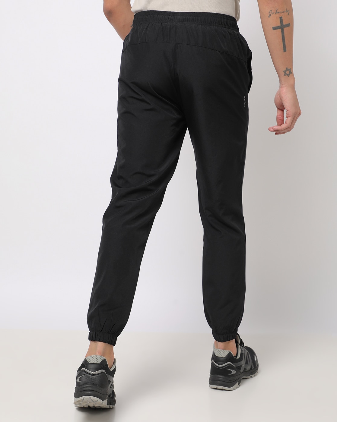 Buy Carltron Men Black Solid Cotton Blend Track Pants Online at Best Prices  in India - JioMart.