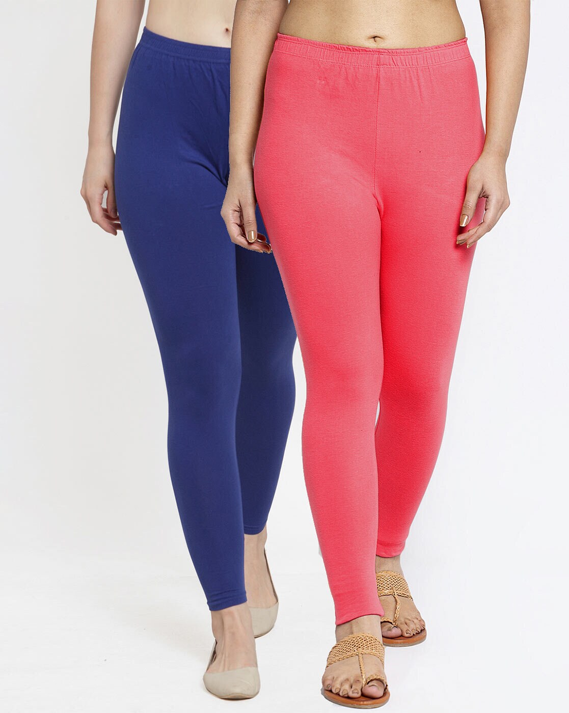 Buy Red Leggings for Women by Global Desi Online | Ajio.com