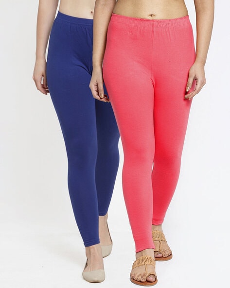 Buy Teal Leggings for Women by Jcss Online | Ajio.com