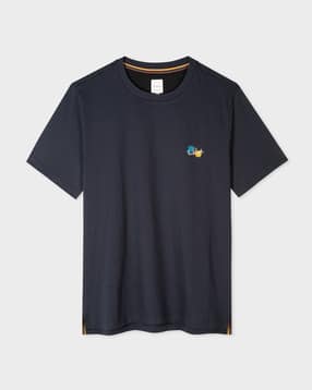 Buy PAUL SMITH Shadow Logo Print Cotton Regular Fit T-Shirt