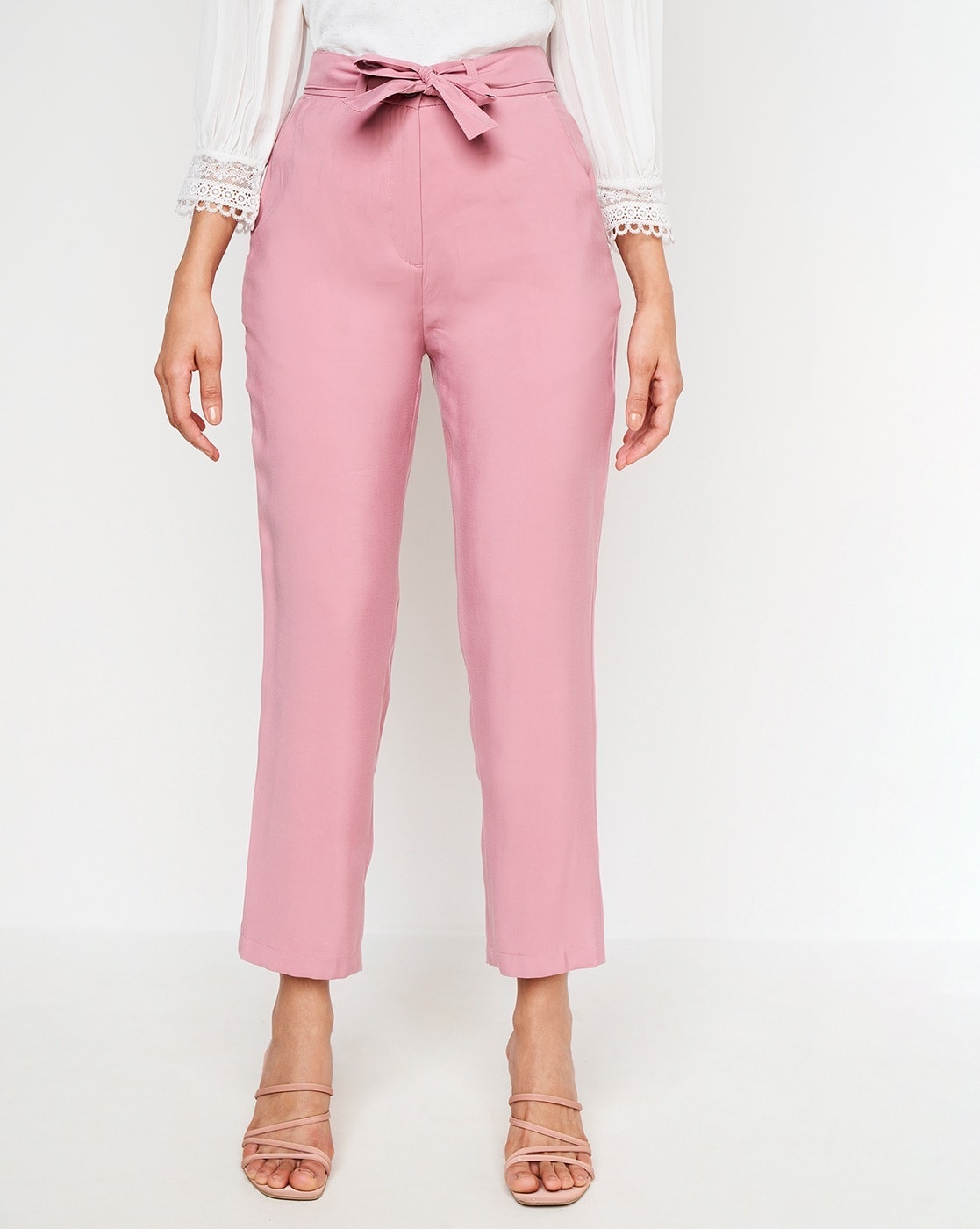 Nude pink trouser ❤️, Women's Fashion, Bottoms, Other Bottoms on Carousell