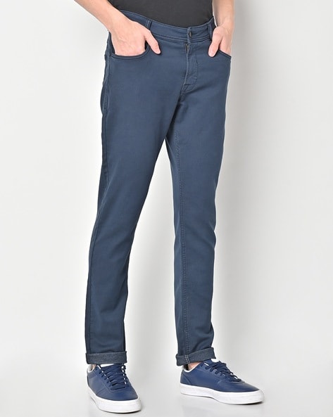 Mufti Flat-Front Skinny Fit Chinos