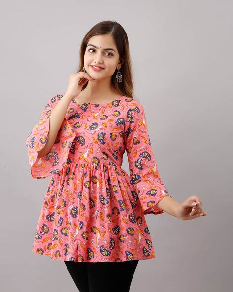 Cotton Frock Style Short Tops, Size: Medium at Rs 275/piece in Bhuj | ID:  25405017288