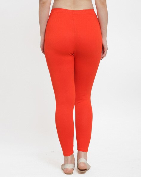 Buy online Light Orange Viscose Legging from Capris & Leggings for Women by  Legrisa Fashion for ₹509 at 15% off