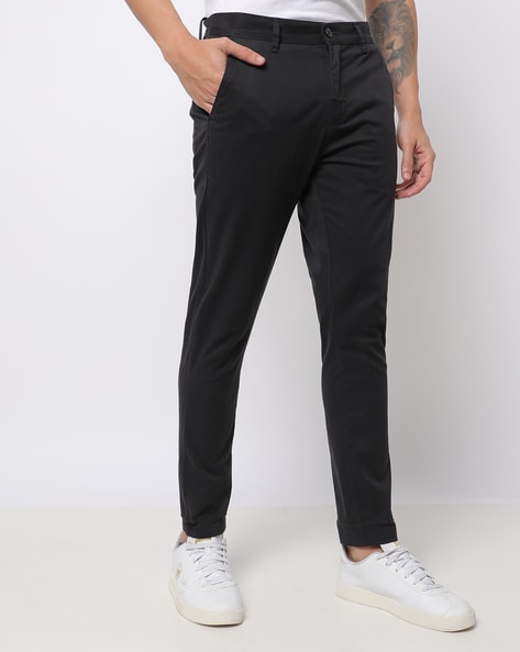 ASOS DESIGN 2 pack skinny smart trousers in black