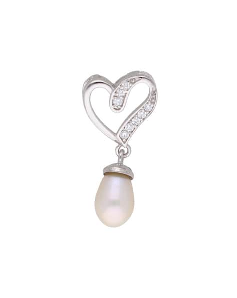 Buy Sliver Necklaces Pendants for Women by Srijagdamba Pearls
