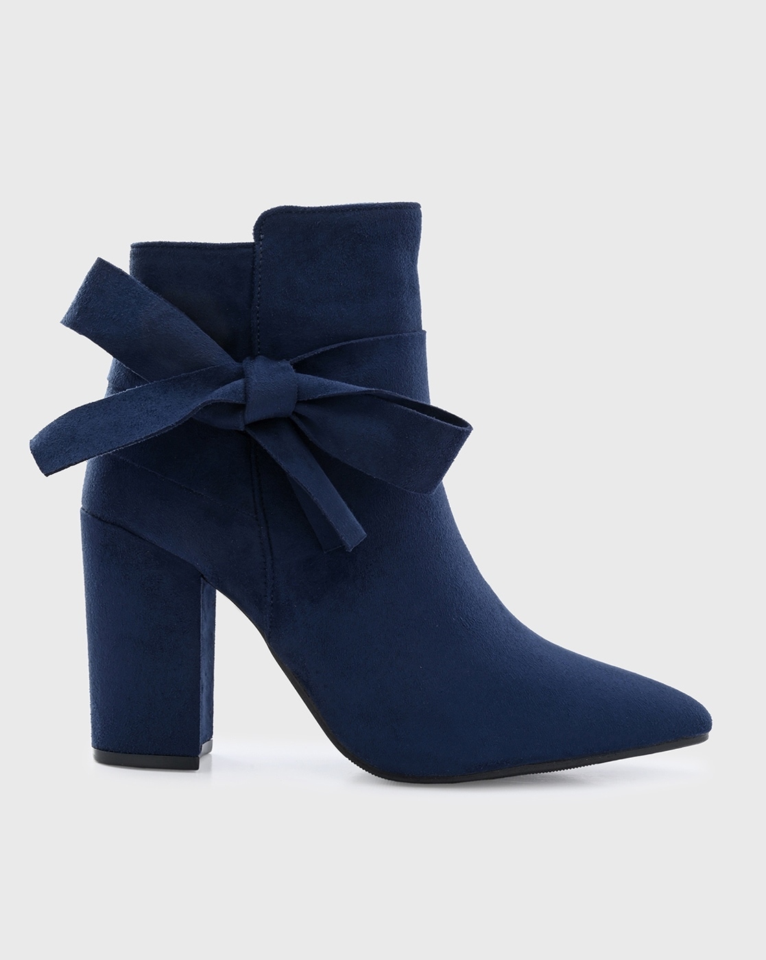 Raphael Navy Blue Leather Boots | Premium Quality