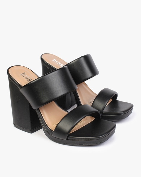 Brash | Shoes | Brash Womens Strappy Black Heels Size 9 | Poshmark