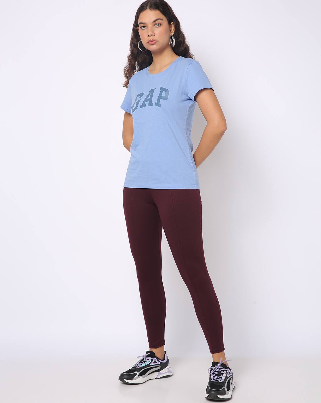 Buy Brown Leggings for Women by GAP Online | Ajio.com