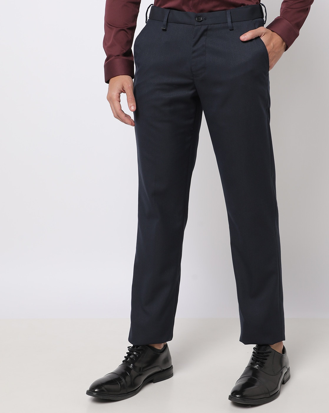 Buy Red Trousers & Pants for Men by Rare Rabbit Online | Ajio.com