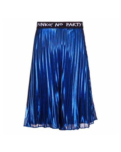 スカート PINKO Woman Skirt Gnawed Blue 104678A2F2 ABB PINKO | Blue Women's Midi Skirt | YOOX