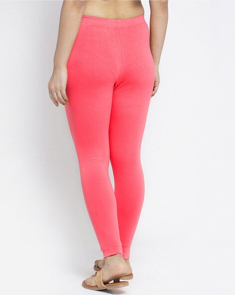 Buy Peach & Blue Leggings for Women by GRACIT Online