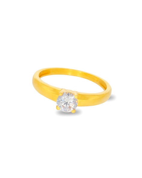 Bhima Jewellers 22K Yellow Gold ring for Women, 2.3g. : Amazon.in: Fashion