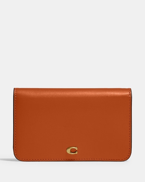 Buy Coach Slim Card Case, Tan Color Women