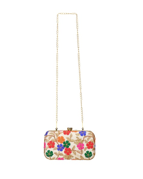 Assorted Embroidered Clutch Handbag