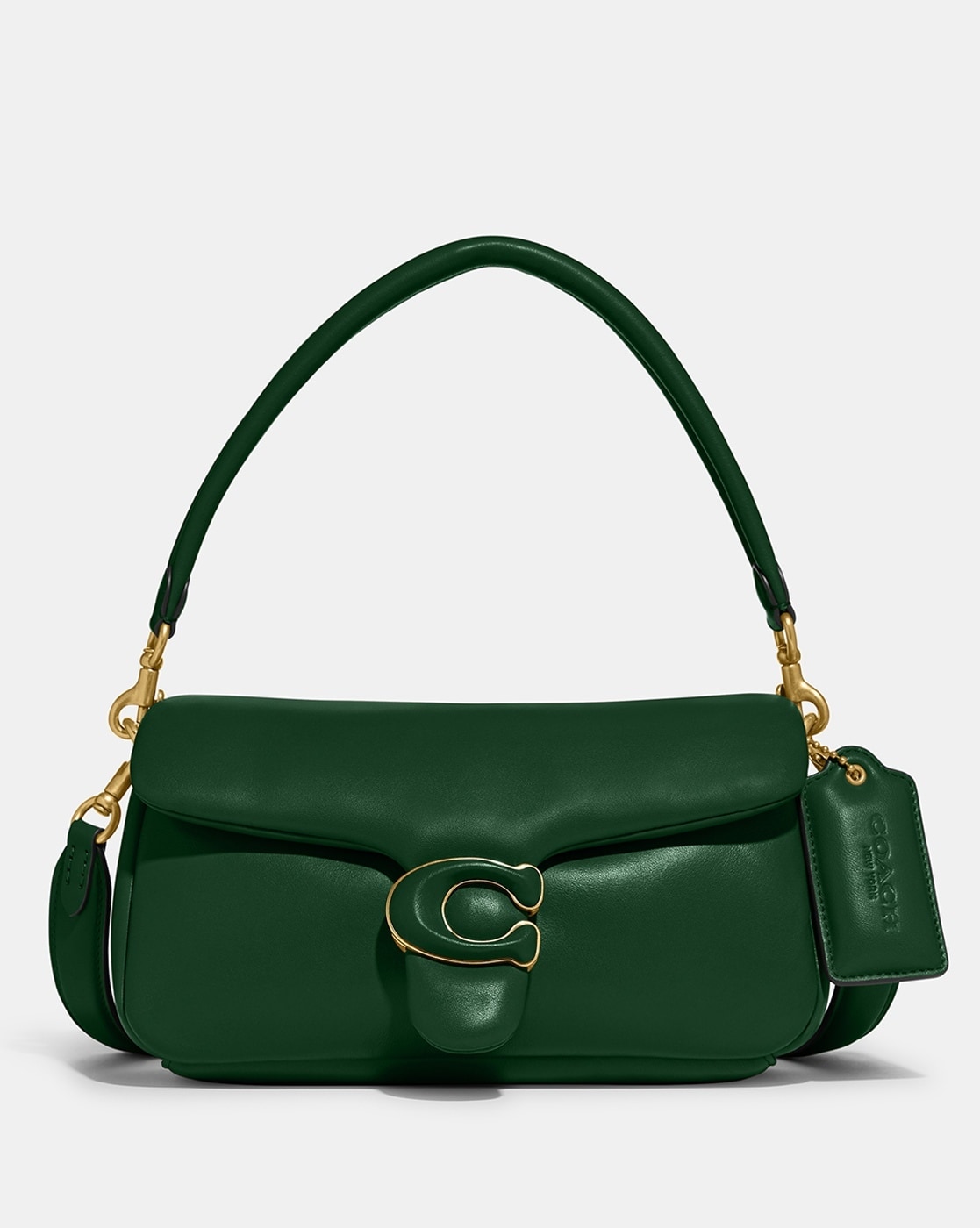 Buy Coach Green Cary Medium Shoulder Bag for Women Online  Tata CLiQ Luxury