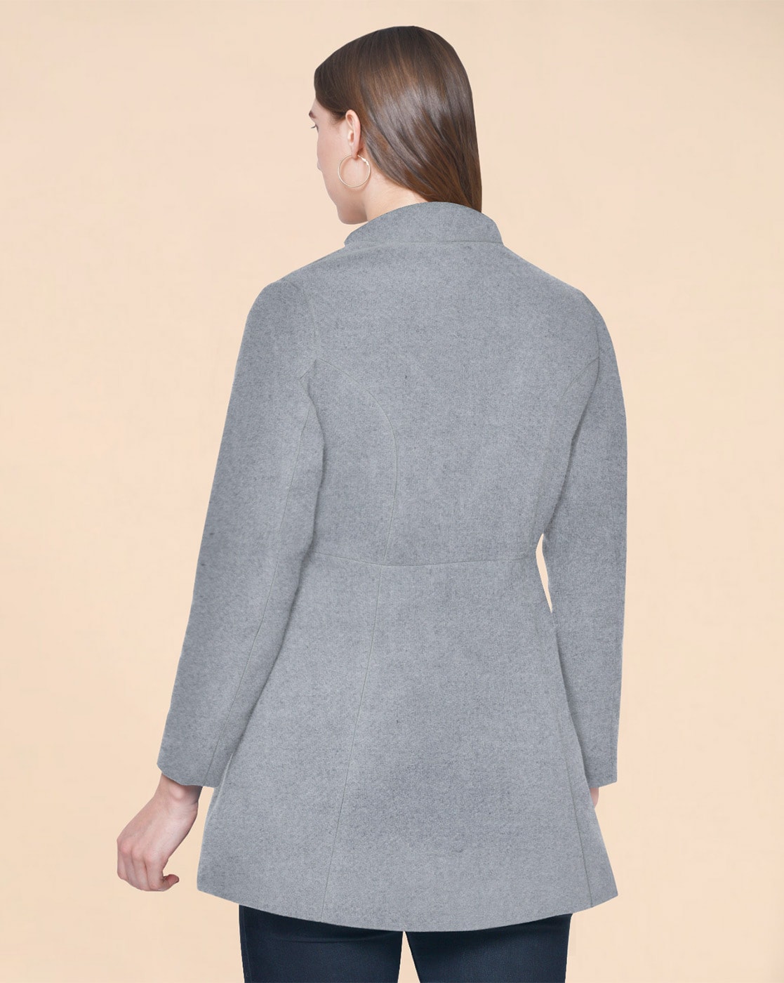 注目ブランドのギフト ALANI コート Ｍ COAT BOUCLAY GREY THE ...