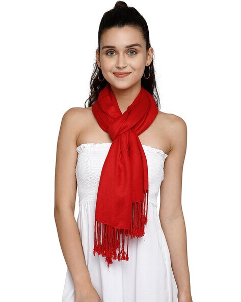Stole with Fringes Detail Price in India