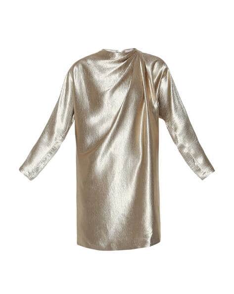 High-Neck Shift Dress