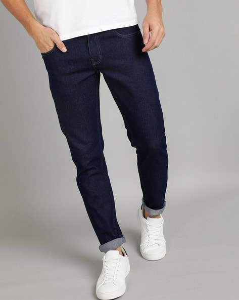 Dark Blue Jeans for by URBANO FASHION Online Ajio.com