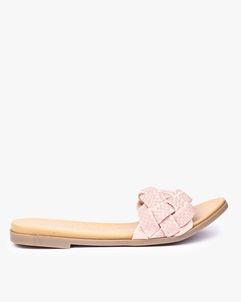 Anthropologie Pin Dot Blush Pink Rose Gold Leather Ankle Strap Sandals NEW  8.5 | eBay