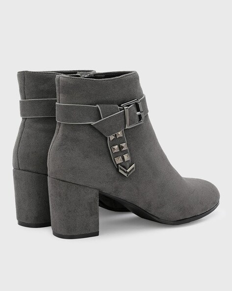 Ladies Boots Clarks Grey Suede Ankle Boots Macys Clarks Boots