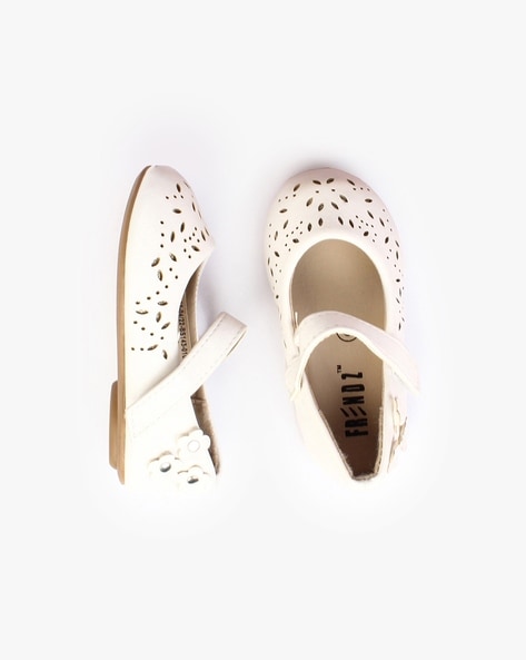 White laser hot sale cut shoes