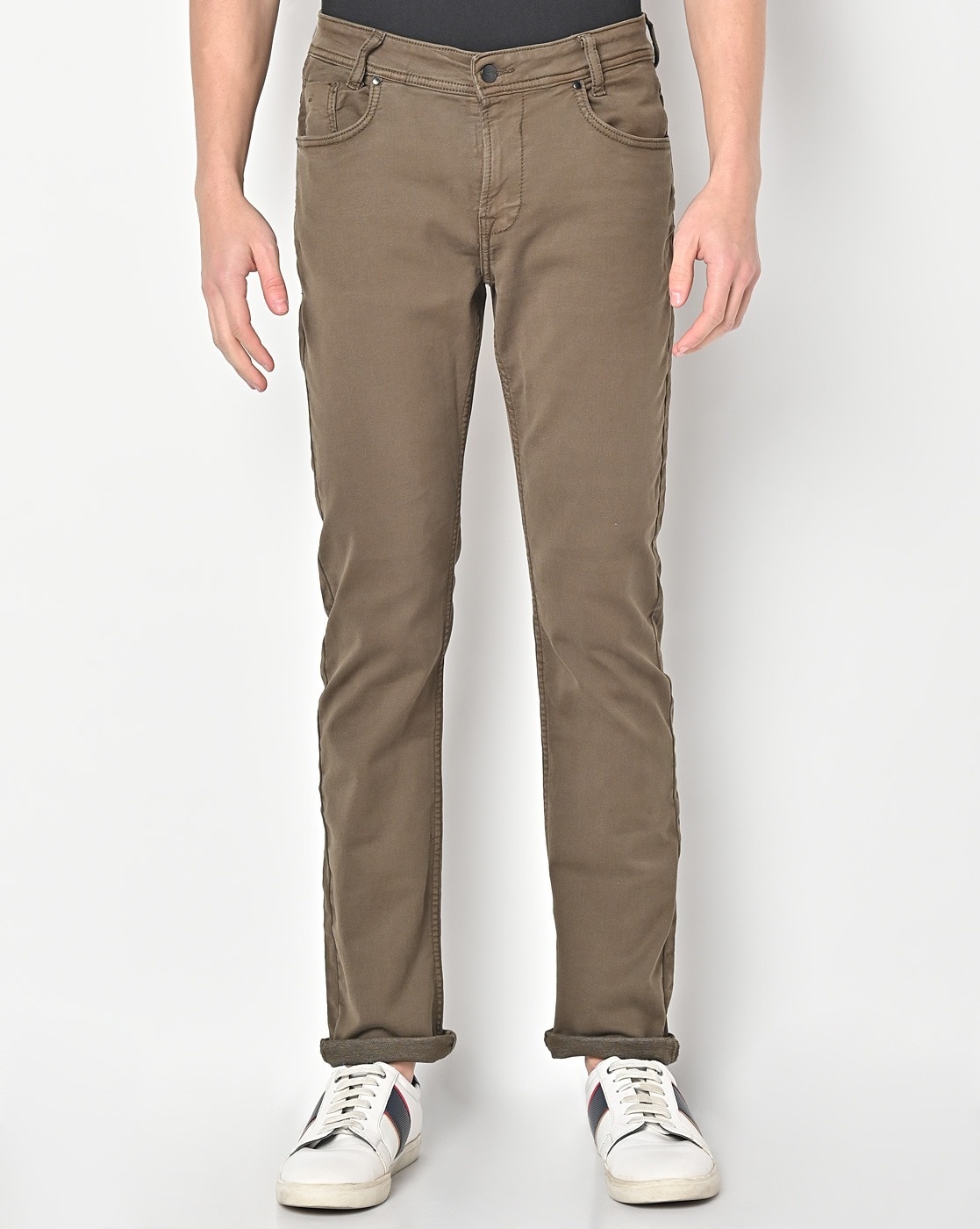 Buy Pink Trousers & Pants for Men by MUFTI Online | Ajio.com