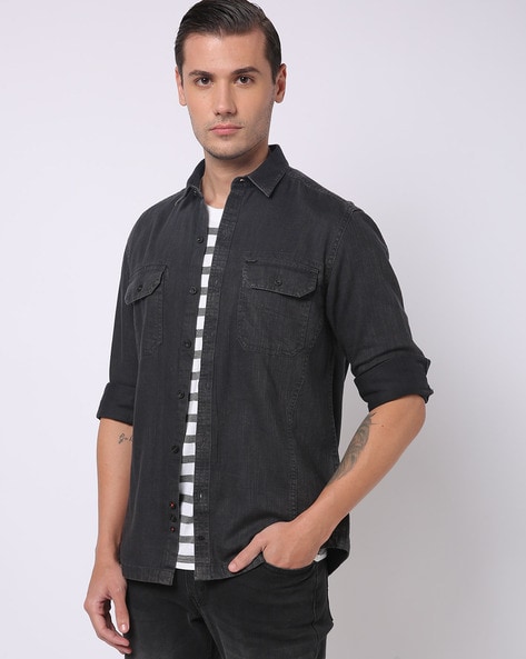 Buy Red Shirts for Men by Pepe Jeans Online | Ajio.com