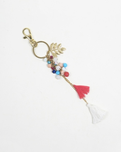 Leather Tassel Keychain – TENDEN