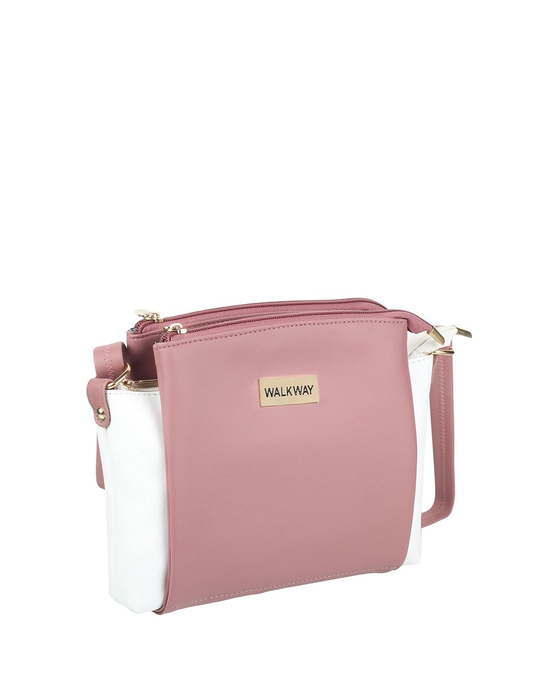 Buy Walkway By Metro WALKWAY by Metro Green Colourblocked Structured Sling  Bag with Tasselled at Redfynd