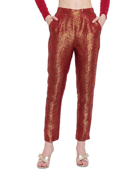 La DoubleJ Disco Sequin Trouser in Red | Lyst