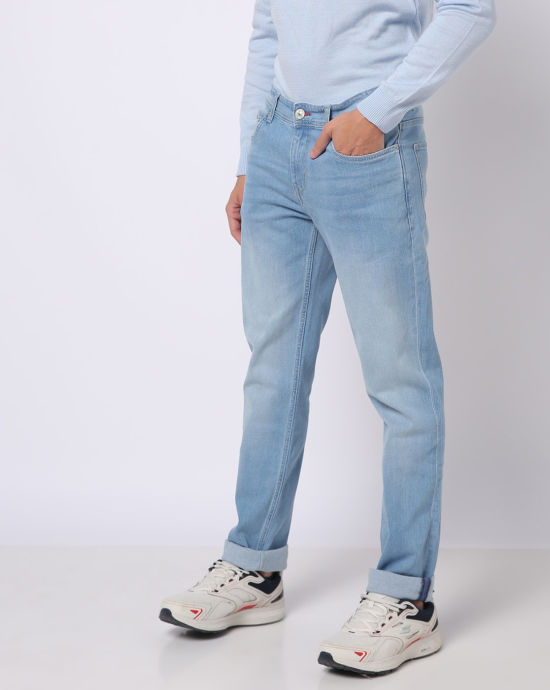 Buy Men's Lee Cooper Solid Skinny Fit Mid-Rise Jeans Online | Centrepoint  Bahrain