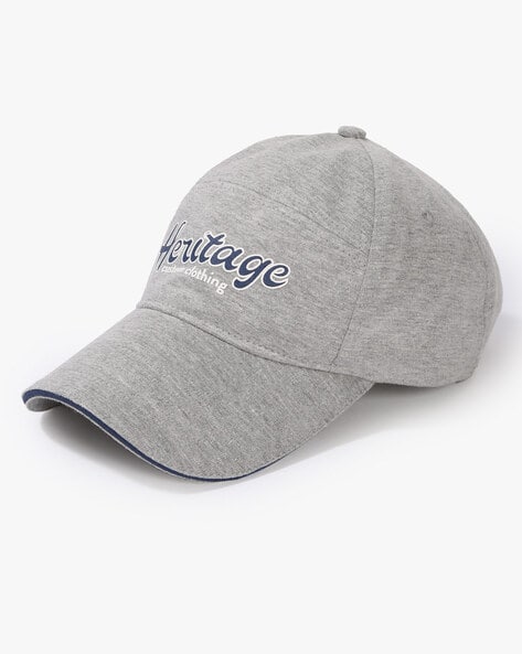 MATCHITT Men Typographic Print Baseball Cap