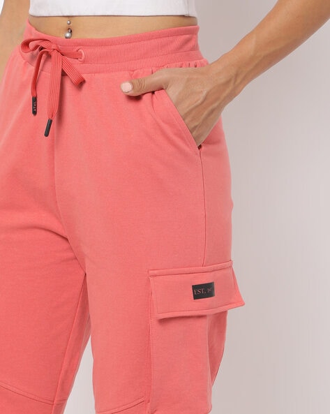 Buy Peach Track Pants for Women by Teamspirit Online