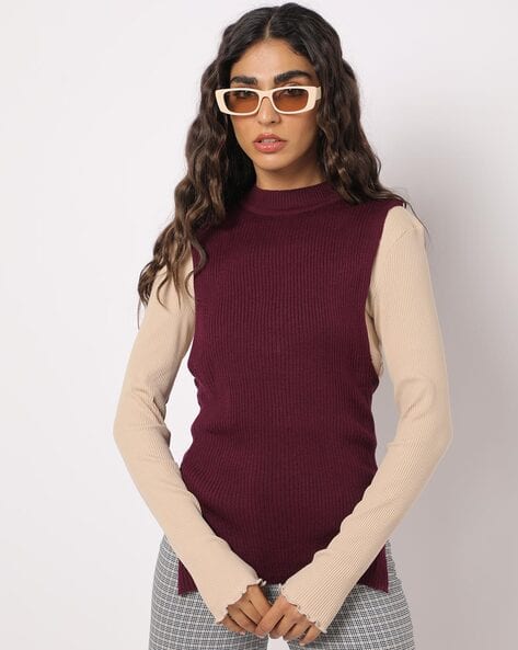 Buy Wine Sweaters Cardigans for Women by PROJECT EVE Online