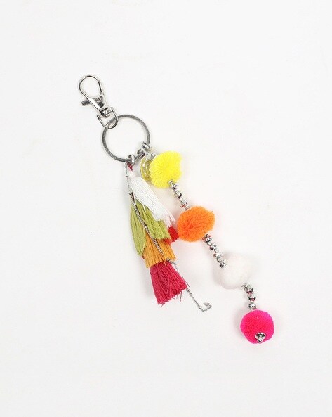 Leather Tassel Keychain – TENDEN