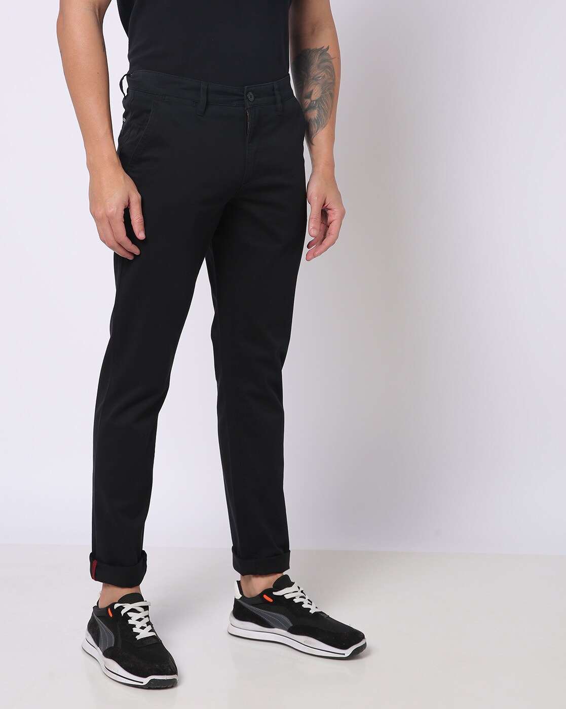 Tall Modern Stretch Slim Trouser Black, 52% OFF
