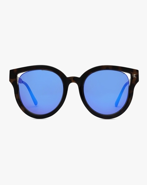 Royal Son Square Black Blue Block Spectacles Frame For Women – SF0062-C1 |  Royalson