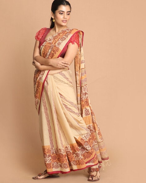 Buy Multicoloured Sarees for Women by ARECA DESIGNER Online | Ajio.com