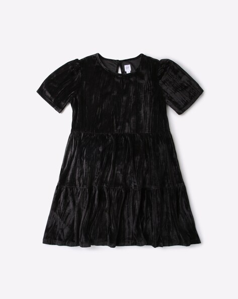 Gap black velvet dress new arrivals