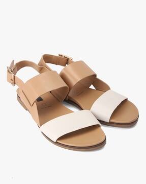 Buy Brown Flat Sandals for Women by Marks u0026 Spencer Online | Ajio.com