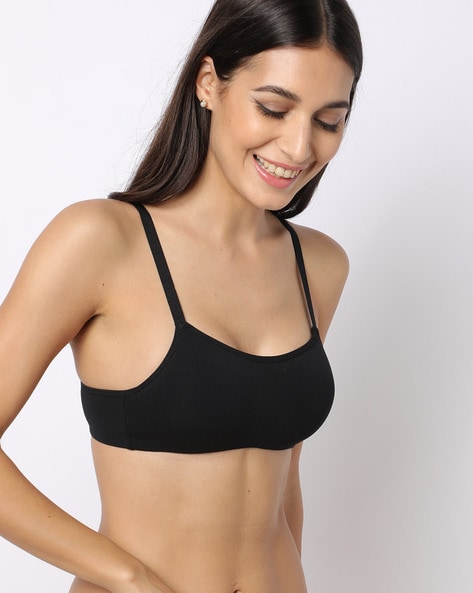 Buy Non Padded Non Wired Cotton Soft Bra EC12P Online at Best
