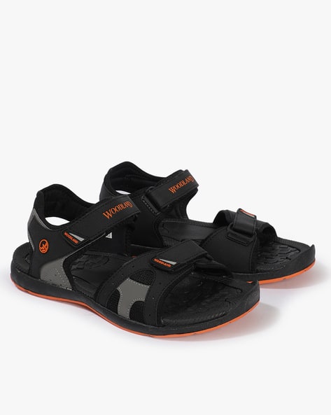 Double-Strap Sandals with Velcro Closure