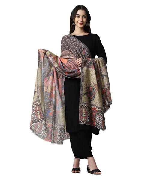 Printed Woolen Shawl Price in India