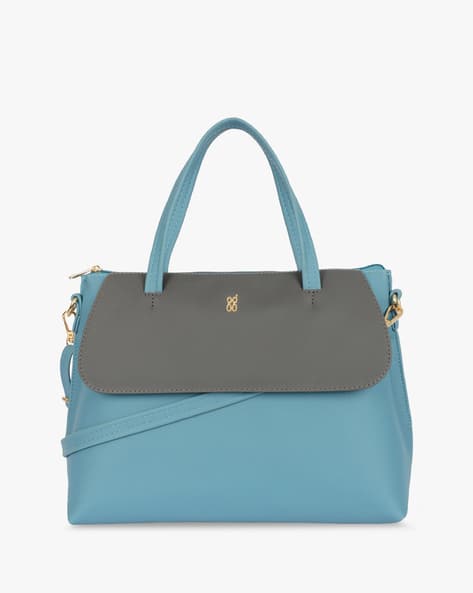 BAGGIT Women Colourblock Satchel Bag